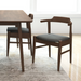 Daisy Gray Fabric Dining Chair (Set Of 2) - DTYStore