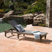 SUMMERLAND CHAISE LOUNGE - DARK GREY MESH - DTYStore