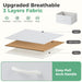 7 storage Spaces, assembled wardrobe lockers, bedroom furniture lockers,White - DTYStore