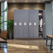 3 Door 72"H Metal Lockers With Lock for Employees,Storage Locker Cabinet for Home Gym Office School Garage,Gray - DTYStore
