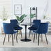 Dining Chair 2PCS（BLUE），Modern style，New technology，Suitable for restaurants, cafes, taverns, offices, living rooms, reception rooms.Simple structure, easy installation. - DTYStore