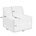 Single seat sofa Compressed Sectional Sofa Modern Minimalist Style Corduroy Couch, Sleeper Sofa for Living Room, Bedroom, Comfy Compressed Sofa Couch Space-Efficient Design-grey
