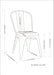Fletcher - Metal Dining Side Chair (Set of 2) - Distressed White - DTYStore
