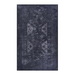 DTY Signature Area Rugs 8x10 for Living Room, Washable Rug, Low-Pile, Non-Slip, Non-Shedding, Foldable, Kid & Pet Friendly - Area Rugs for living room, bedroom, kitchen (Black/Gray, 8' x 10') - DTYStore