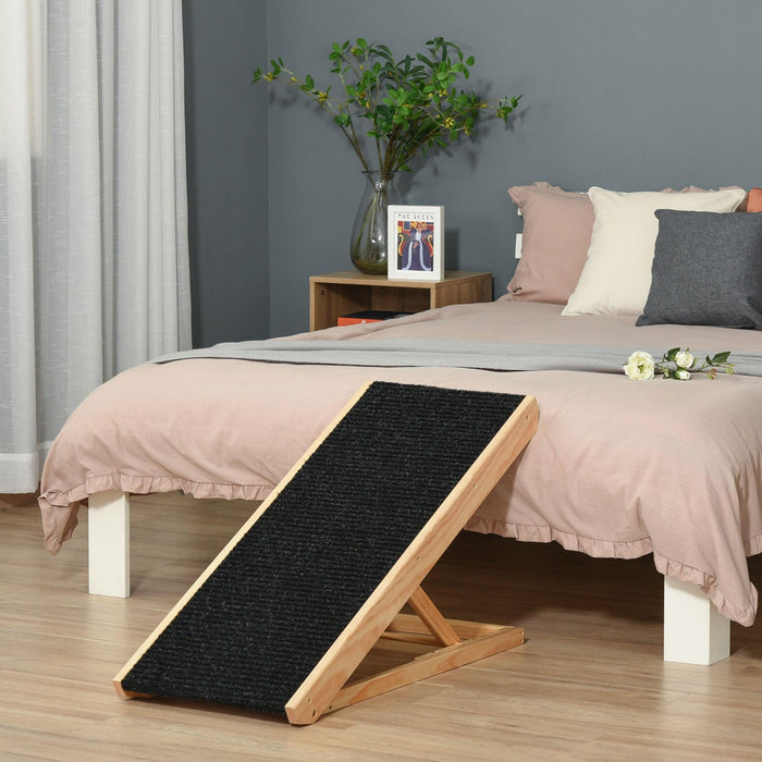 Elevated Pet Ramp for Dogs, Cats, Rabbits, Height Adjustable and Foldable - DTYStore