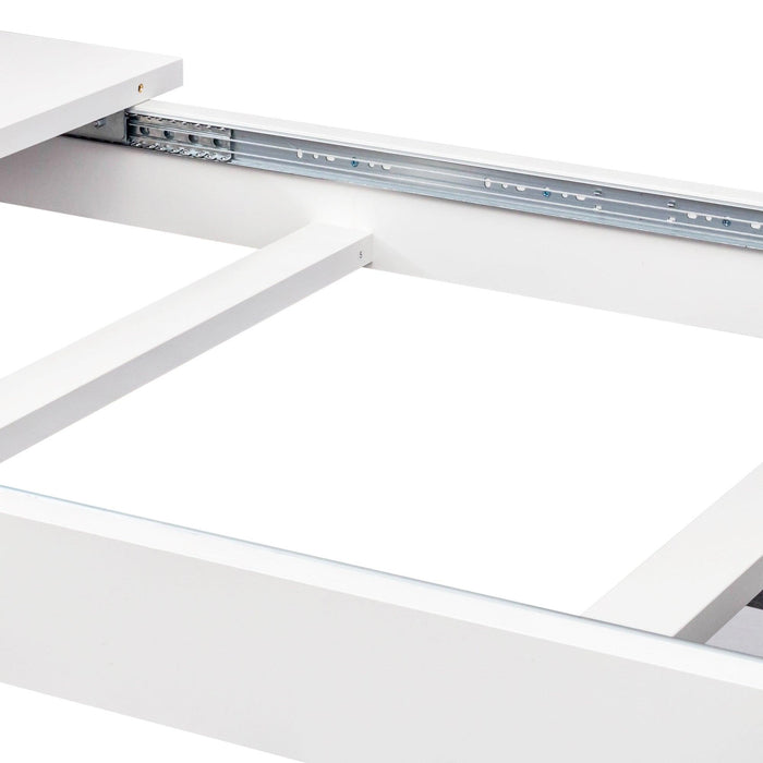 Dining Table , 106.3 in Large Extendable Kitchen Table - DTYStore