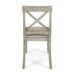 Roshan Farmhouse Acacia Wood Dining Chairs, Light Grey Wash (Set of 2) - DTYStore