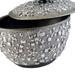 8" Tall Polyresin Decorative Jewelry Box" Twilight" with Silver finish - DTYStore