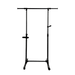 Short Clothing Racks for Hanging Clothes with Bottom Shelves and Wheels Heavy Duty Rolling Clothes Rack Kids Clothing Rack for Adult Coat, Closet, Wardrobe--Black - DTYStore