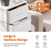 Drawers Dresser Chest of Drawers,Metal Frame and Wood Top - DTYStore