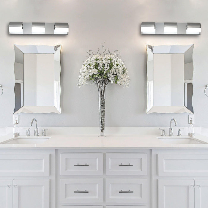 Bathroom Vanity Lighting 3-Light LED Vanity Lights Over Mirror Bath Wall Lighting