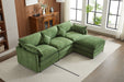 Modular Sectional Sofa, 3-Seater Sofa, Modern L-Shaped Sofa for Living Room Bedroom Apartment,Green - DTYStore