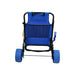 Beach Cart Chairs With Wheels 2 in 1 Foldable Beach Lounge Chair With Integrated Wagon Pull Cart Perfect for Backyard Pool or Picnic - DTYStore