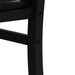 Metal Dining Chairs Set of 2, Steel Legs and PU Leather Seats, High Back Armless Dining Chairs, for Kitchen, Living Room, Black