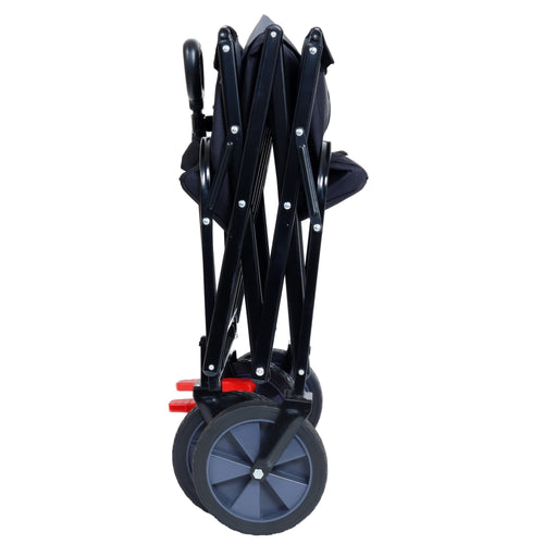 150L Collapsible Wagon Cart Foldable, Utility Garden Wagon with 360lbs Weight Capacity, Heavy Duty Portable Sport Wagon with Wheels for Outdoor, Grocery, Shopping - Image 13