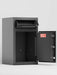Depository Drop Safe, Front Drop Slot Lock Box with Digital Combination and Anti-Fishing, Silent Deposit Safe Box, Security Money Safe for Cash Slips Expense Business Office Home