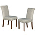 Upholstered Dining Chair with Nailhead Trim Set of 2 - DTYStore