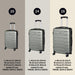 Luggage Suitcase 3 Piece Sets Hardside Carry-on luggage with Spinner Wheels 20"/24"/28" - DTYStore