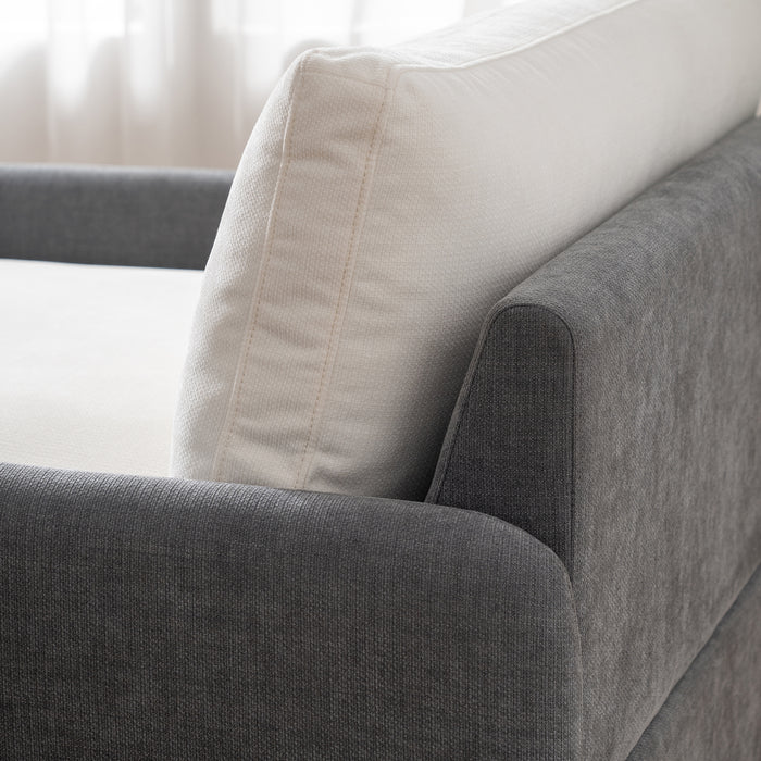 50*43" Oversized Chenille Single Sofa Chair,Wide and Deep Seat Accent Chair,Modern Upholstered Comfy Armchair,Color Blocking Couch Lounge with Pillows for Living Room,Apartment,Bedroom,3 Colors