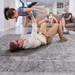 DTY Signature Collection 2X8 Silver/Oriental Non-Shedding Living Room Bedroom Dining Home Office Stylish and Stain Resistant Area Rug - DTYStore