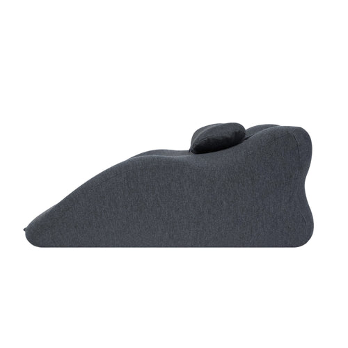 Ergonomic Spinal Posture Support Bed Pillow in Dark Grey with Multi-Functional Memory Foam Design - Image 14