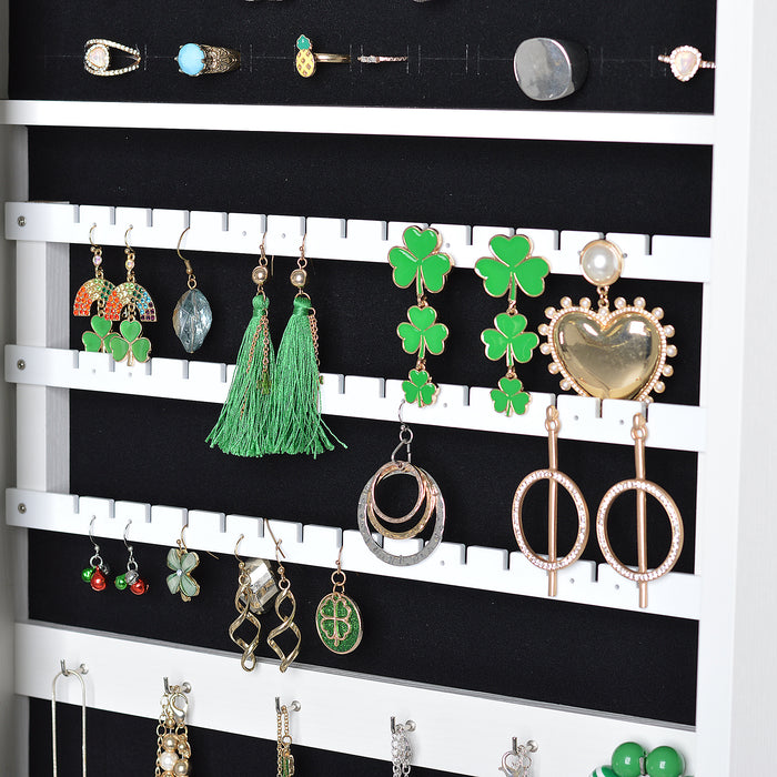 Full Length Mirror 360Â° Swivel Jewelry Cabinet
