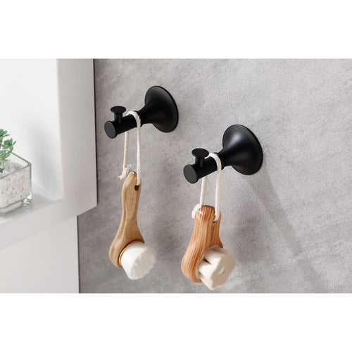 6 Piece Brass Bathroom Towel Rack Set Wall Mount - Image 3