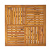 Outdoor Hermosa 5 Piece Wood Dining Set With Cushions, Teak Finish With Beige Cushion - DTYStore
