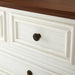 Modern White 5-Drawer Dresser for Bedroom - Ample Storage Wide Chest of Drawers, Sturdy & Safe - DTYStore