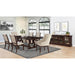 Cream and Antique Java Tufted Back Dining Chair (Set of 2) - DTYStore