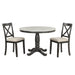 Orisfur. 5 Pieces Dining Table and Chairs Set for 4 Persons, Kitchen Room Solid Wood Table with 4 Chairs - DTYStore