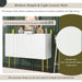 Modern Simple & Luxury Style Sideboard Particle Board & MDF Cabinet with Gold Legs & Handles