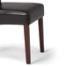 Avalon - Deluxe Parson Dining Chair (Set of 2) - Tanners Brown - DTYStore