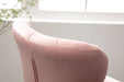 Ellston Upholstered Adjustable Swivel Barstools in Pink, Set of 2 - DTYStore