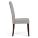 Acadian - Parson Dining Chair (Set of 2) - Dove Grey - DTYStore