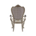 Beige and Antique Platinum Tufted Side Chair (Set of 2) - DTYStore