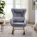 Rocking Chair Nursery, Modern Rocking Chair with High Backrest - DTYStore