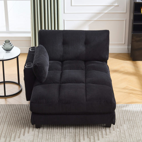 UNITED WE WIN Sleeper Sofa Couch Bed,Oversized Chaise Lounge Chair Cozy Cloud Couch - Image 4