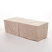56" Outdoor 50,000 BTU Rectangular MgO Concrete Propane Fire Pit, Grey Wood Pattern (Tank Cover not Included) - DTYStore