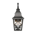 Outdoor Wall Light Fixtures, Waterproof Exterior Wall Sconce Porch Lights, Matte Black Outdoor Wall Lantern with Clear Glass, Outside Wall Mount Lighting for House, Garage, Front Door (2 pack) - DTYStore