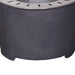 20.5 Inch x 15 Inch Dark Grey Faux Concrete Texture Smokeless Firepit With Wood Pellet/Twig/Wood As The Fuel - DTYStore