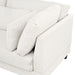 U_Style Modern Modular Sectional Sofa with Movable Ottoman, 110 Inch 4 Seat Sofa Set with 5 pillows, Unique Piping Stitch Design, Convertible L-Shaped Sofa for Living Room, Office & Spacious Rooms