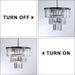 Black Luxury Crystal Chandelier Modern Chandeliers Lights