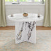 Round Dining Table for 4-6, 42 Inch Modern Kitchen Table Small Dinner Table MDF Kitchen Dinning Table for Cafe Restaurant Wine Bar Home Office Conference (Only Table) - DTYStore
