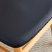 Cozy Natural Wood Color Rubberwood Dining Chair Set - 8 Pieces, Solid Wood and Rattan-Style Design, Small Curved Back, PU Cushion, And Beautiful Shape Match Perfectly With Any Room And Everyday Use. - DTYStore