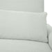 57.48" Pull-out Sofa Bed Convertible Couch 2 Seat Loveseat Sofa Modern Sleeper Sofa with Two Throw Pillows and USB Ports for Living Room, Light Grey-Green(Old Sku:WF317760AAE)
