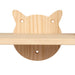 Wall-Mounted Cat Scratching Pad for Small to Large Cat, Indoor Wood Cat Tree with Hammock, Cat Scratcher Perch - DTYStore