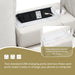 109*57"Modern Sectional Cloud Sofa with Console,USB Charging Port,Reading Light,Cup Holder,4 Seat Chenille Modular Couch,Storable Indoor Funiture for Living Room,Apartment,2 Color - DTYStore