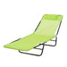 Outsunny Folding Chaise Lounge Chair, Pool Sun Tanning Chair, Outdoor Lounge Chair with Reclining Back, Breathable Mesh Seat, Headrest for Beach, Yard, Patio, Green - DTYStore