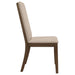 Latte and Medium Walnut Padded Side Chair (Set of 2) - DTYStore